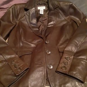 Covington leather jacket